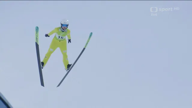 Skok Kláry Ulrichové v 1. kole SP v Čang-ťia-kchou