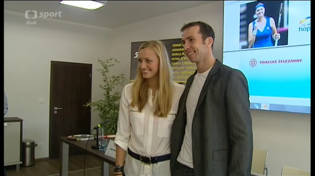 Kvitová bude hrát na Hopman Cupu s Radkem Štěpánkem