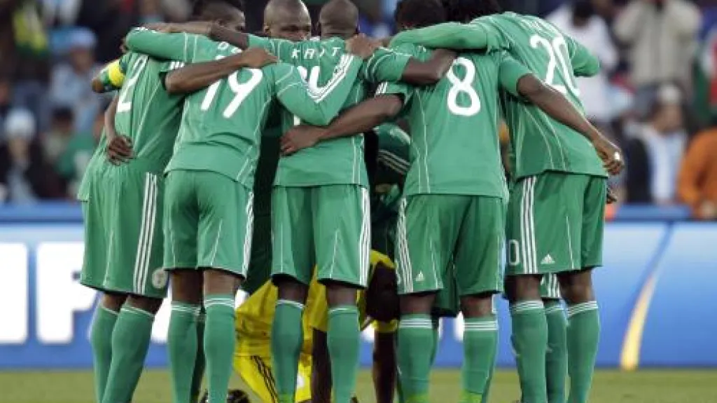 Rituál hráčů Nigérie