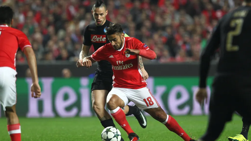 Utkání Benfica - Neapol