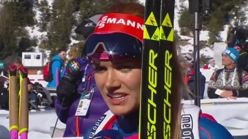 Koukalová: Mrzí mě to moc, jedna chyba mě stála medaili