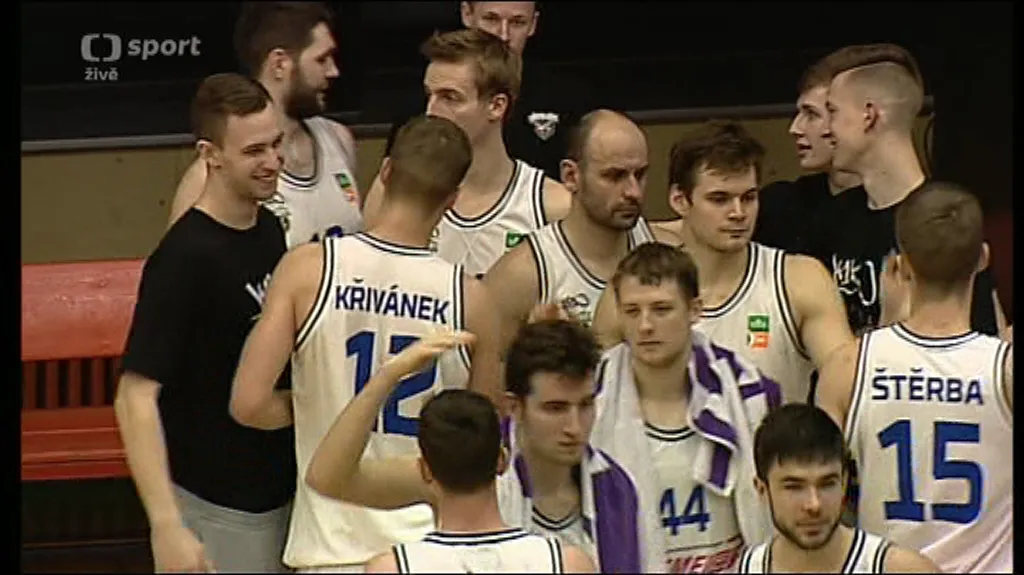 Sestřih basketbalového utkání USK Praha - Svitavy