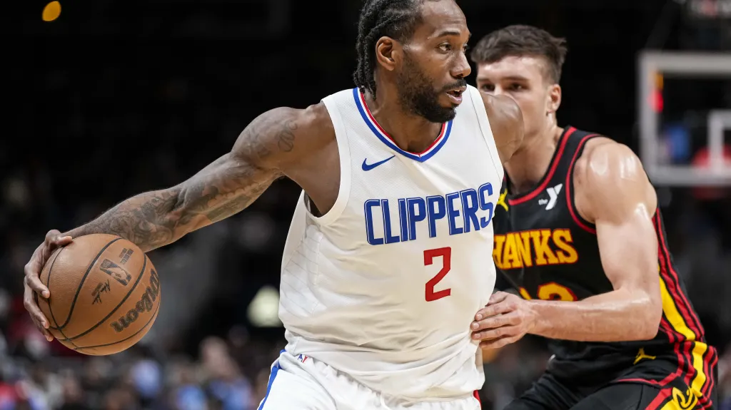 Kawhi Leonard z LA Clippers v akci