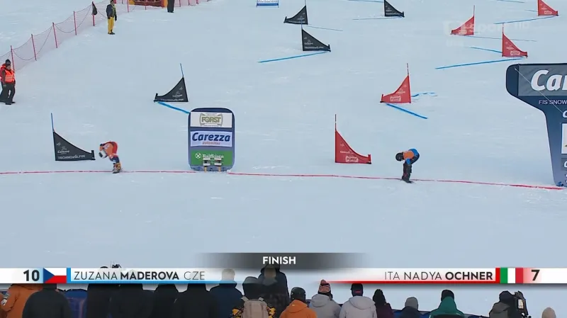 Osmifinálová jízda Maděrové v Carezze