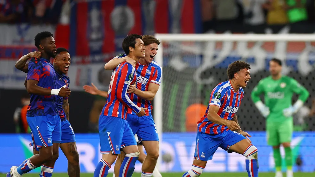 Radost fotbalistů Crystal Palace