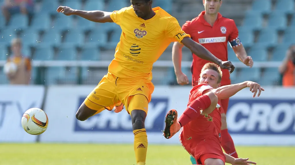 Utkání Dukla Praha - Zbrojovka Brno