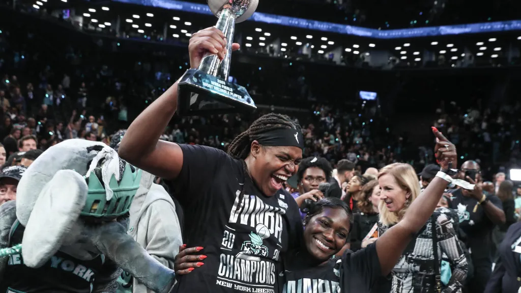 Radost basketbalistek New Yorku