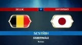 Sestřih utkání Belgie - Japonsko