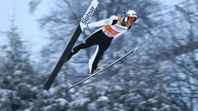 Skok Domena Prevce ve druhém kole ve Willingenu