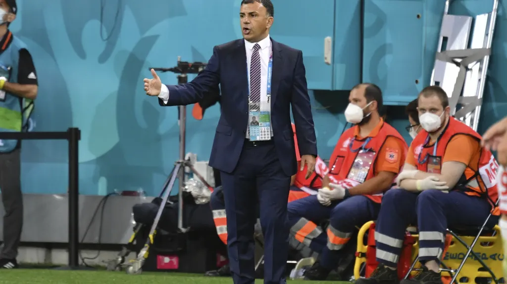 Trenér Makedonců Igor Angelovski