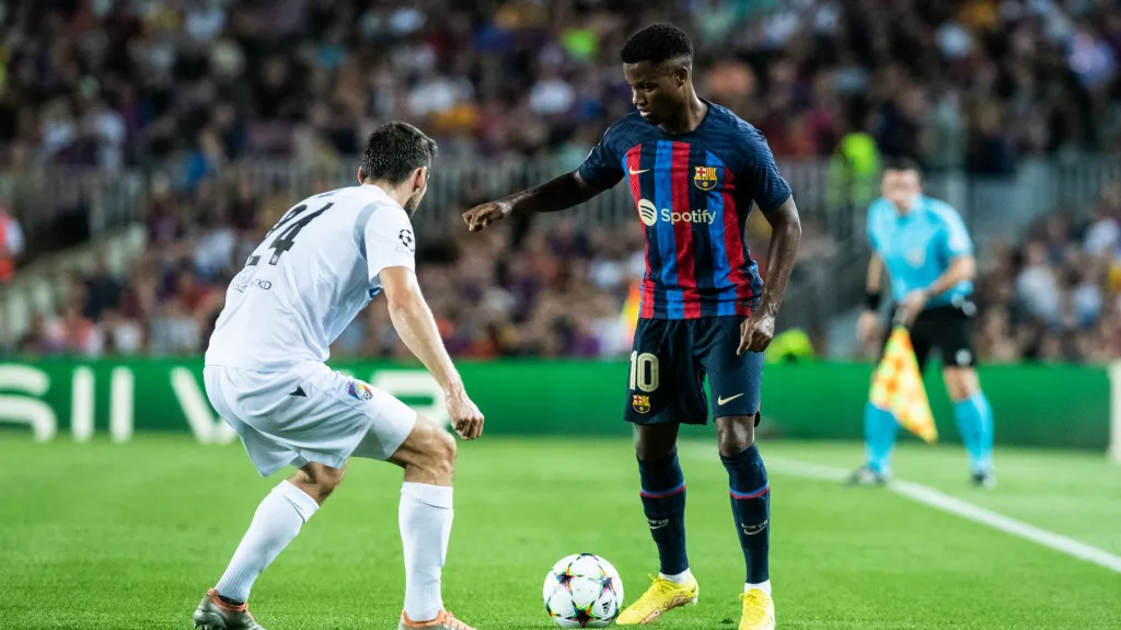 Utkání Barcelona - Plzeň