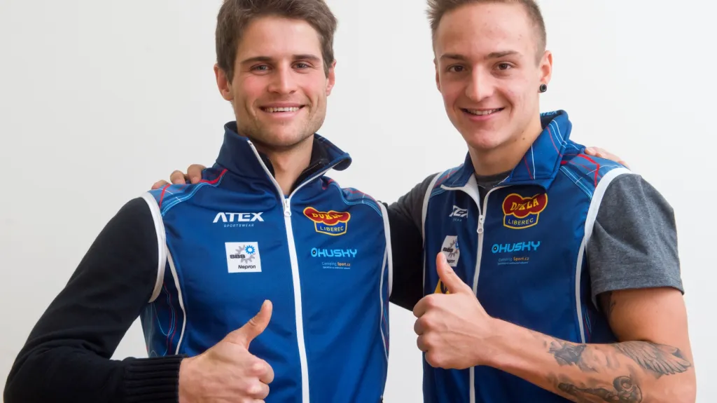 Čeští sdruženáři Miroslav Dvořák (vlevo) a Tomáš Portyk