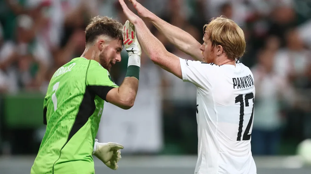 Obránce polské Legie Varšava Radovan Pankov