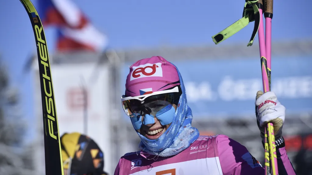 Kateřina Smutná na Jizerské padesátce