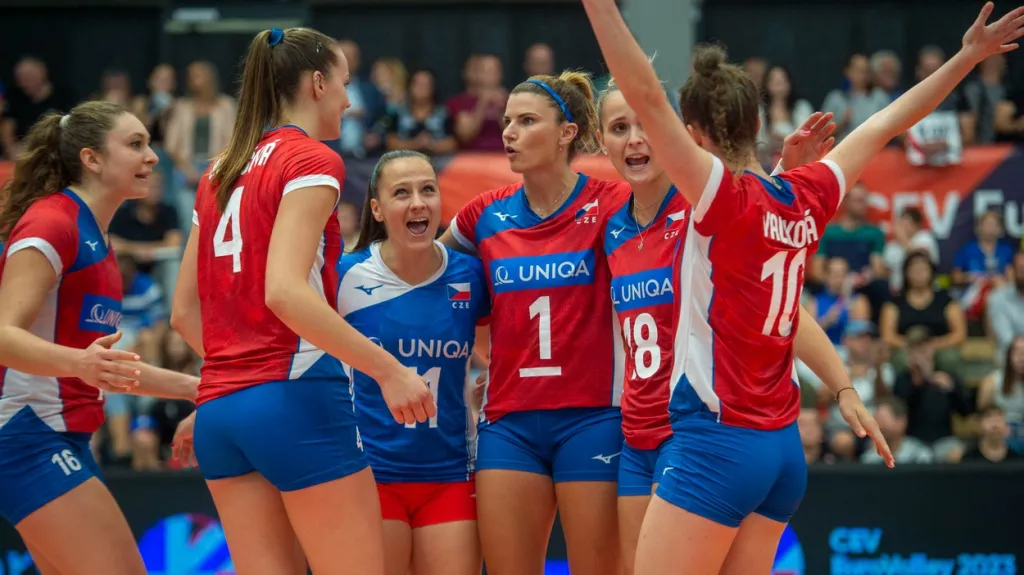 Radost českých volejbalistek