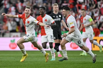 David Douděra se raduje z branky