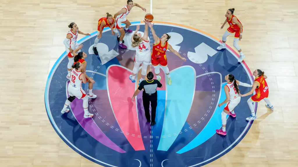 Utkání Česko – Černá Hora na ME basketbalistek