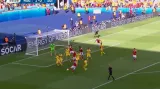 Gól v utkání Rumunsko - Švýcarsko: Mehmedi - 1:1 (57. min.)