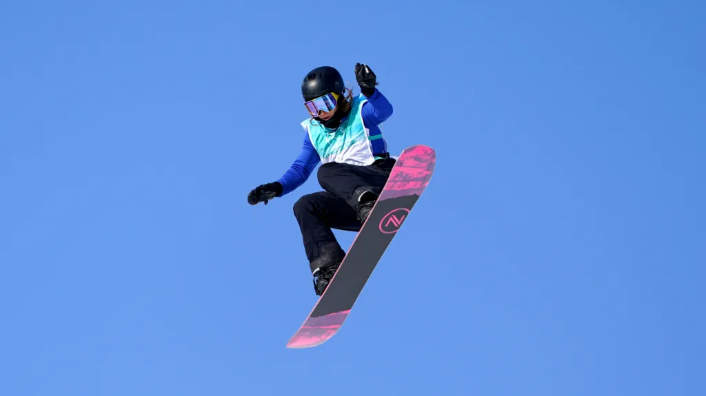 Šárka Pančochová v kvalifikaci Big Airu