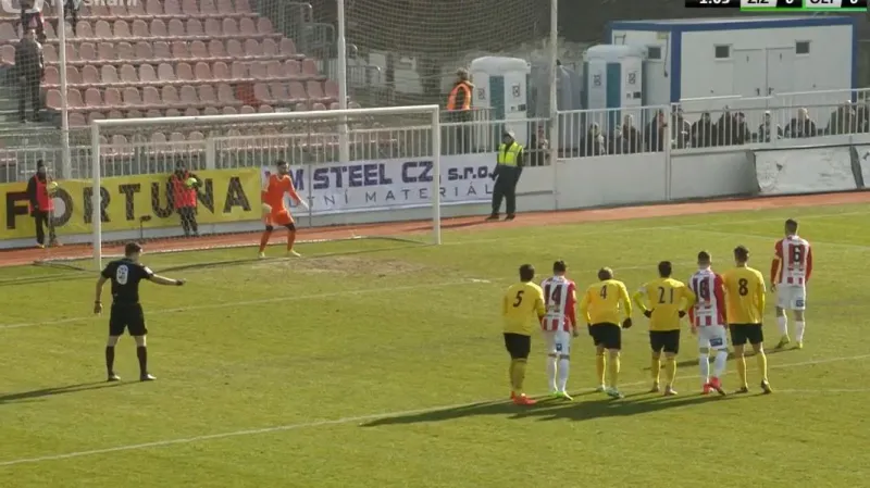 Gól v utkání Viktoria Žižkov - Olympia Praha: Podrazký - 1:0 (2. min.)
