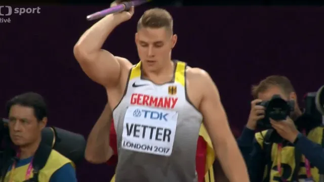 Vítězný pokus oštěpaře Vettera