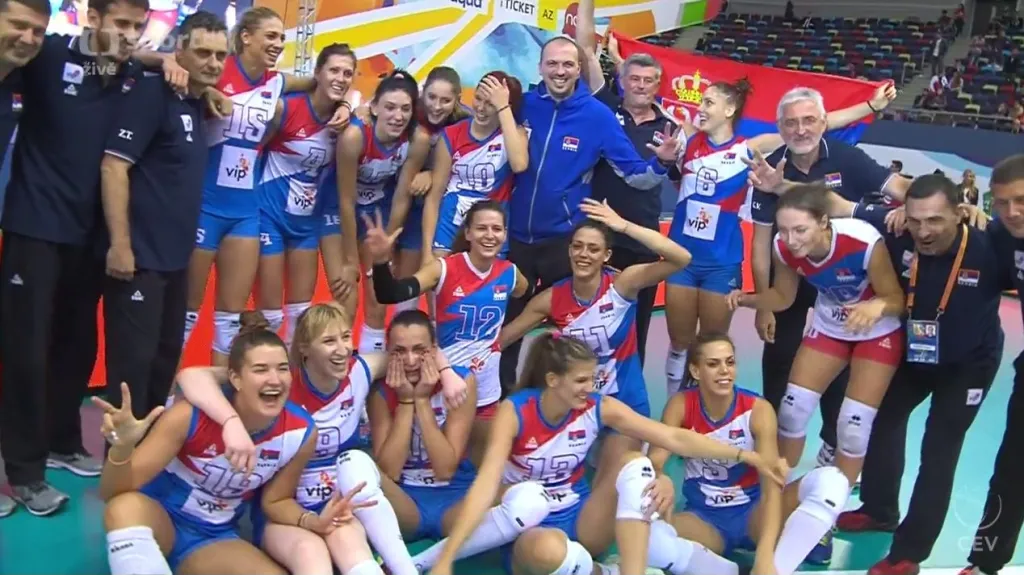 Srbské volejbalistky jsou novými mistryněmi Evropy