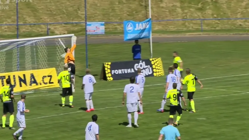 Čtvrtý gól v zápase Kostelec nad Orlicí - Rychnov nad Kněžnou