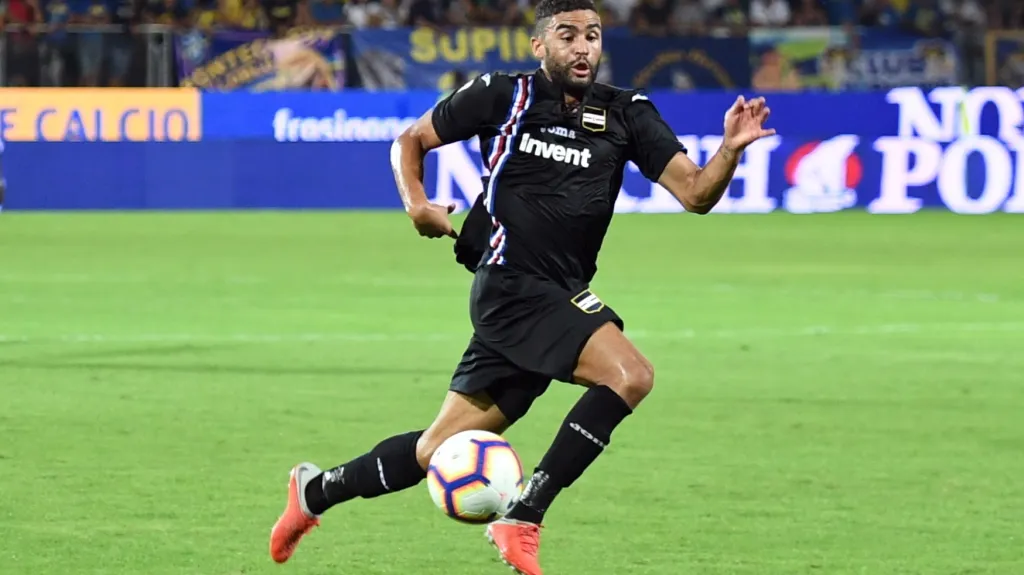 Hráč Sampdorie Gregoire Defrel