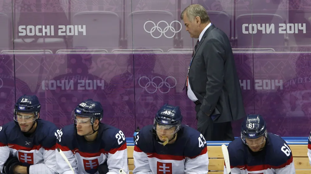 Trenér Vůjtek a slovenští hokejisté