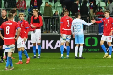 Česká reprezentace po utkání se San Marinem