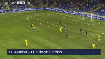 Sestřih utkání Astana – Plzeň