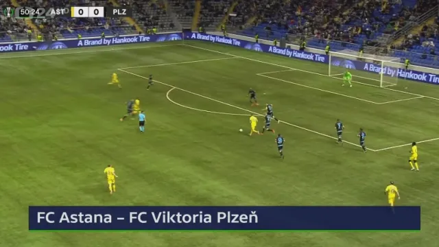 Sestřih utkání Astana – Plzeň