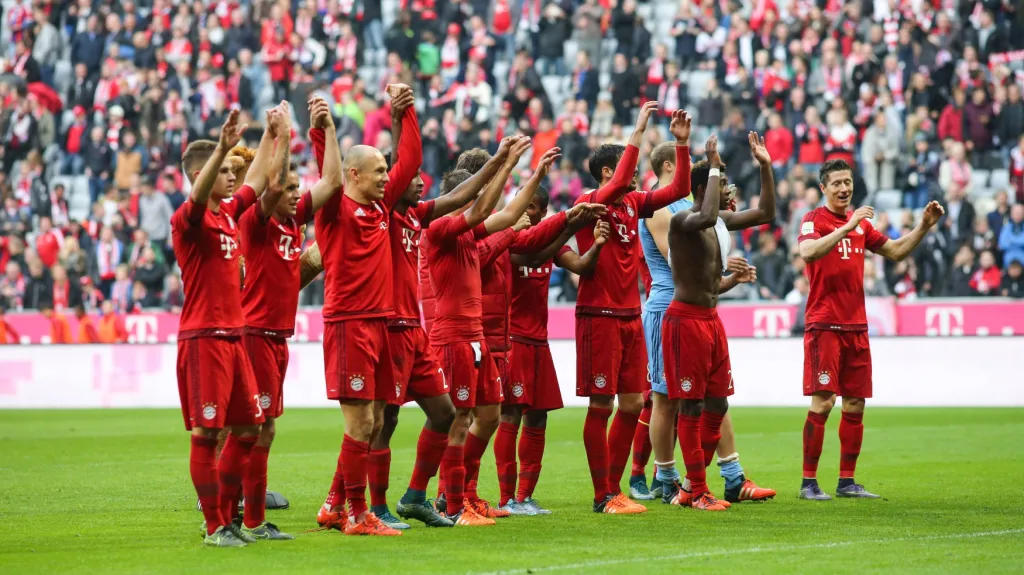 Fotbalisté Bayernu Mnichov