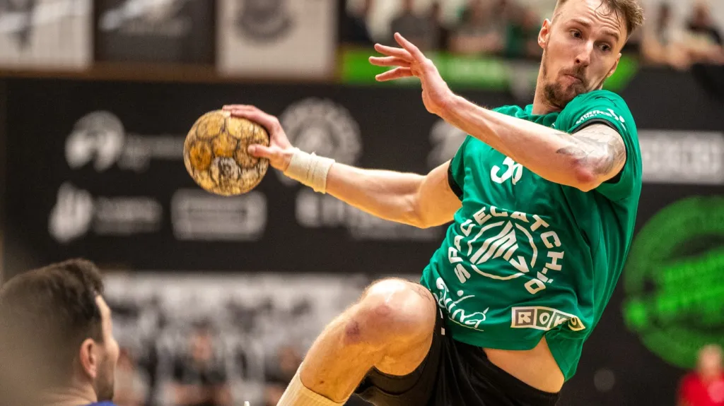 Dominik Solák z Karviné v akci