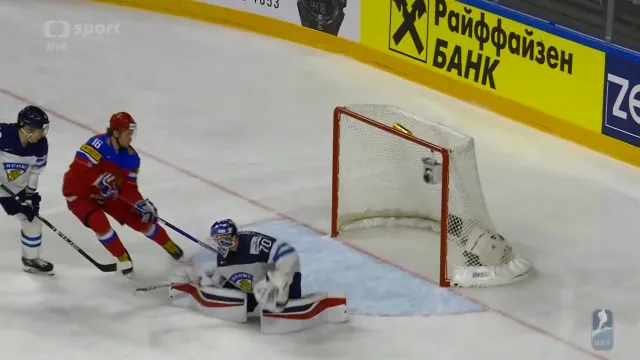 Gól v utkání Rusko - Finsko: Kiselevič - 4:0 (29. min.)
