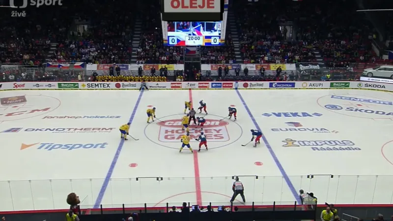 Sestřih utkání Česko - Švédsko