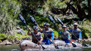 Jednou z disciplín v adventure race je pádlování