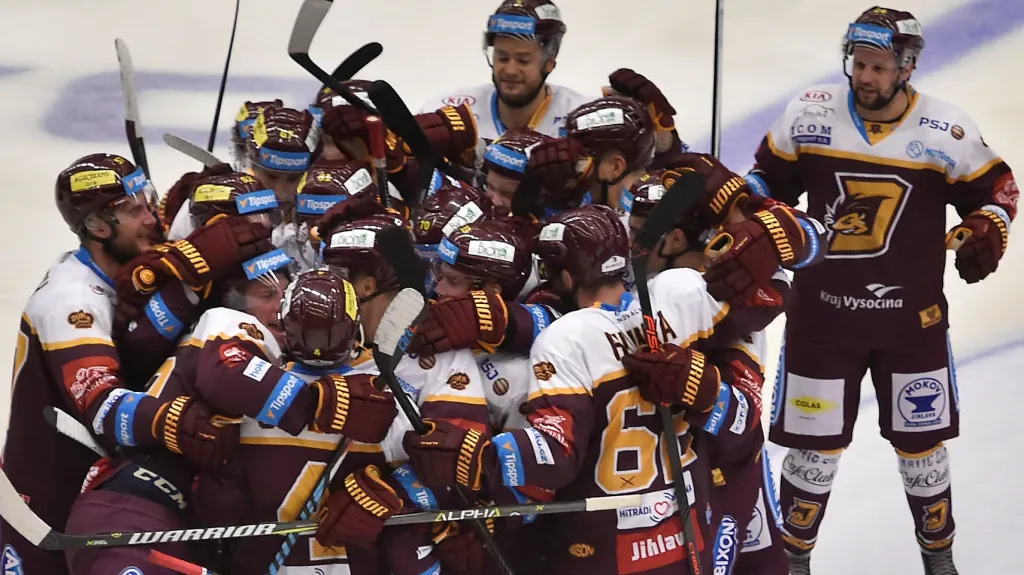 Radost hráčů Dukly Jihlava