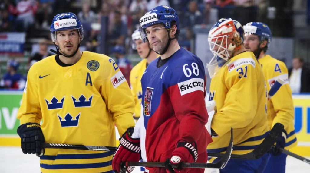 Bezmoc v Jágrově tváři v utkání o bronz proti Švédsku