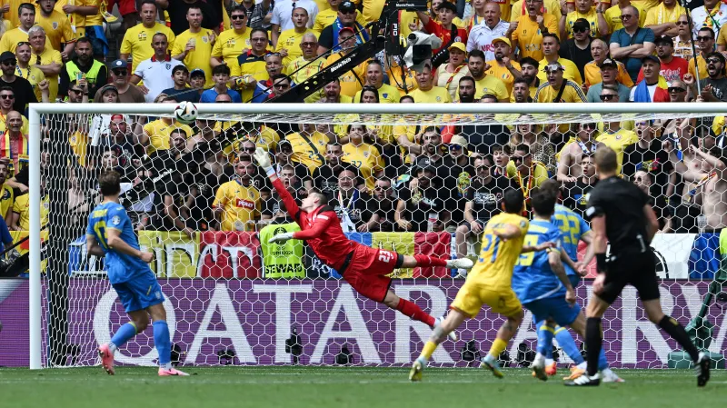 Nicolae Stanciu otevřel duel Rumunsko – Ukrajina