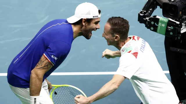 Tři čisté hry v řadě v závěru 2. setu Berrettini – Collignon