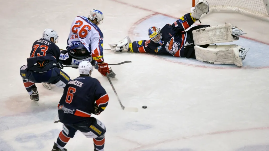 Utkání Pardubice - Chomutov