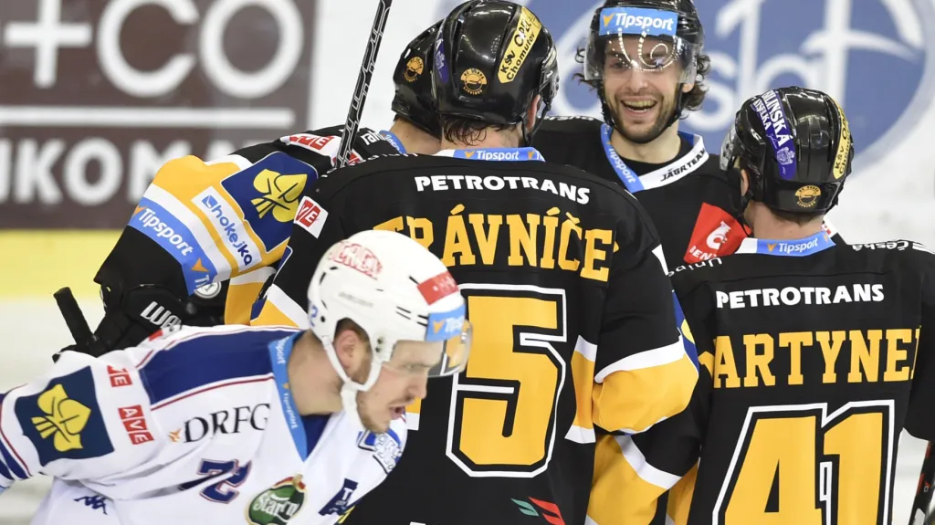 Radost hokejistů Litvínova