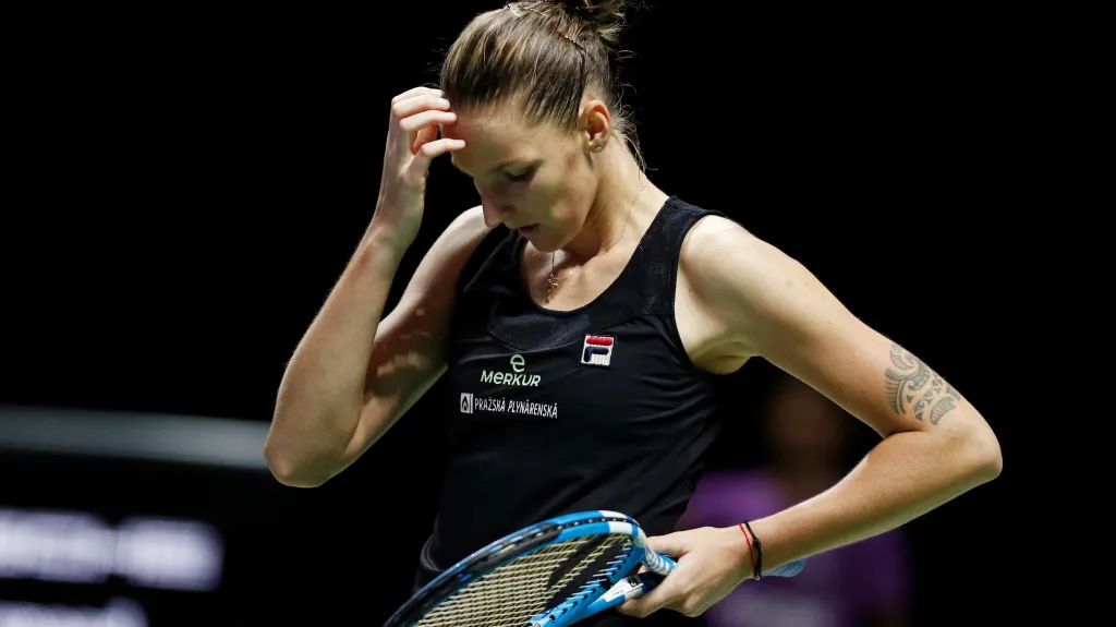 Zklamaná Karolína Plíšková