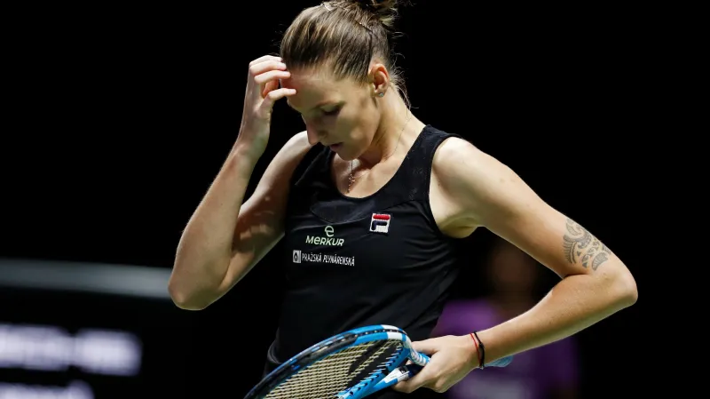 Zklamaná Karolína Plíšková