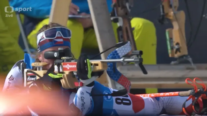 Sestřih českých střeleb sprintu biatlonistek SP v Novém Městě na Moravě