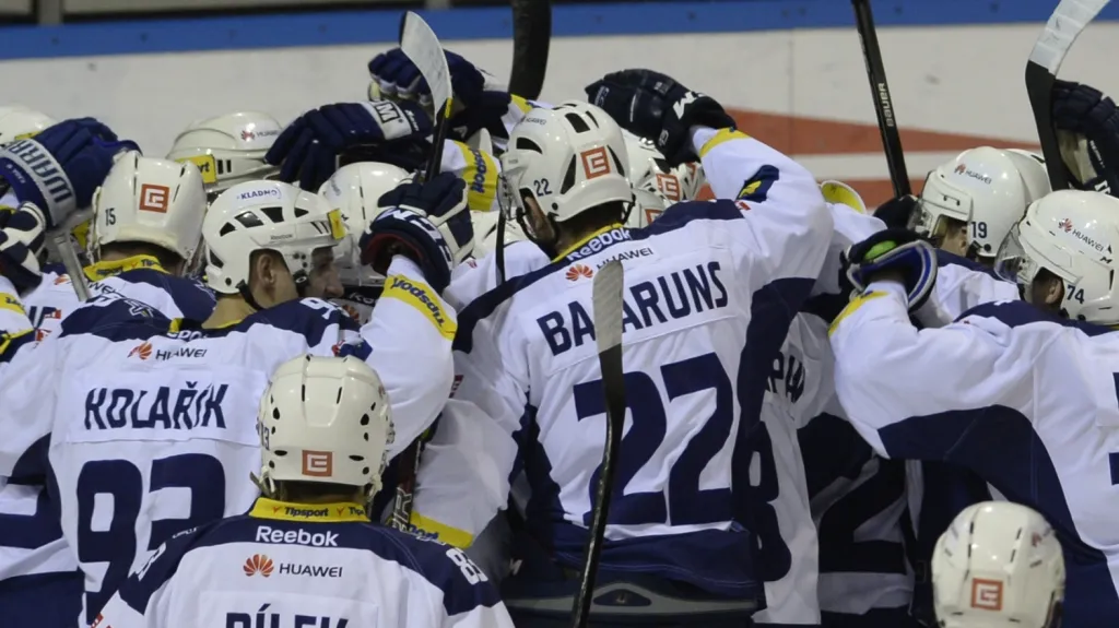 Radost hokejistů Kladna