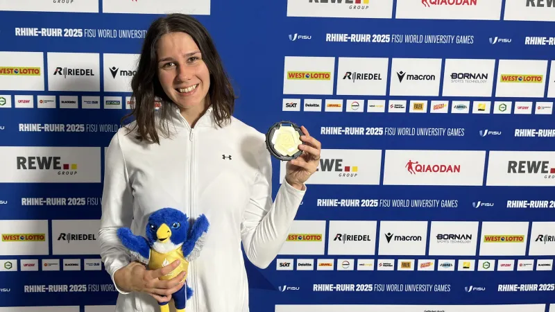 Nabojčenko roli favoritky na univerzitních hrách zvládla