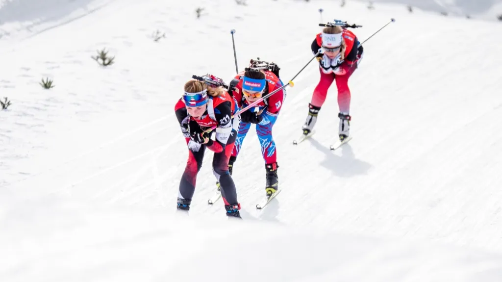 Markéta Davidová (v popředí)