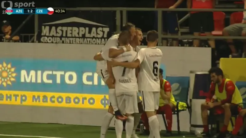 Češi vyzráli ve druhém utkání ME na Ázerbájdžán